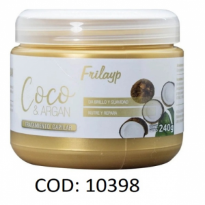 FRILAYP TRATAMIENTO CAPILAR COCO Y ARGAN X 240GRS
