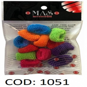 MAS GOMITAS GRUESAS MIX DE COLORES  X12 UN.COD152
