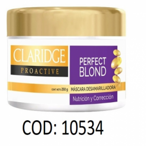 CLARIDGE MASC. DESAMARRILLADORA PERFECT BLOND X250