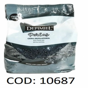 DEPIMIEL PERLA DEPILATORIA CERA NEGRA X 800GRS