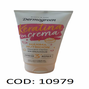 DERMOGREEN KERATINA EN CREMA S/ENJUAGE X 150