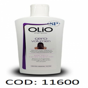 OLIO CERO VOLUMEN LACIOS PERFECTOS SHAMPOO X 420CC