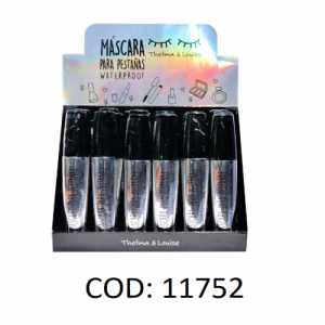 T& L MASCARA PESTAÑAS NEGRA WATERPROOF (PLATEADA)