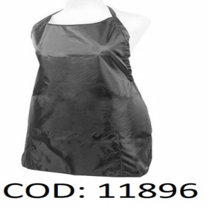 DELANTAL SILVER NEGRO