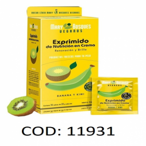 M.BOSQUES VEGANO BANANA Y KIWI SACHETERA X36