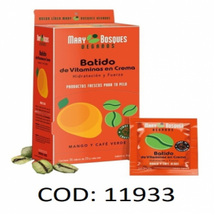 M.BOSQUES VEGANO MANGO Y CAFE VERDE SACHETERA X36