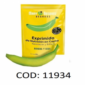 M.BOSQUES VEGANO BANANA Y KIWI DOY PACK X250G