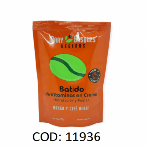 M.BOSQUES VEGANO MANGO Y CAFE VERD DOY PACK X250G