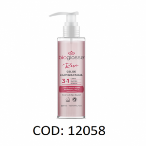 BIOGLOSSE GEL DE LIMPIEZA FACIAL ROSAS X 200ML