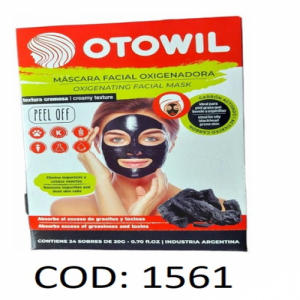 OTOWIL MASCARA FACIAL OXIGENADORA NEGRAXUNID