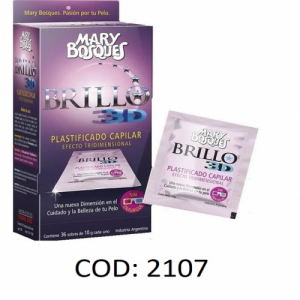 MARY BOSQUES BRILLO 3D  SACHETERA 36U