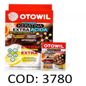 OTOWIL KERATINA EXTRA ACIDA SACHETERA X 48