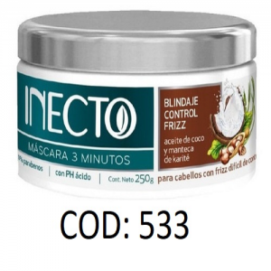 INECTO MASCARA BLINDAJE CONTROL FRIZZ C/KARITEX250