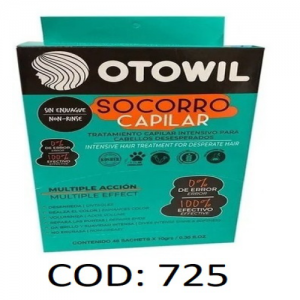 SOCORRO CAPILAR TRAT INTENSIVO S/ENJUAGUE X48 SOBR