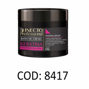 INECTO PROFESIONAL BAÑO DE CREMA KERATINA X 430 G