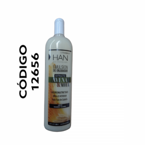HAN CREMA DE ENJUAGUE AVENA Y MIEL X 500