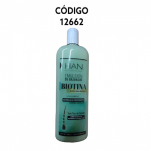 HAN CREMA DE ENJUAGUE BIOTINA X 500CC