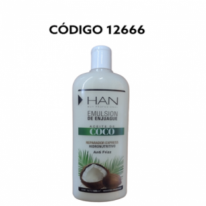 HAN CREMA DE ENJUAGUE ACEITE DE COCO X 500CC