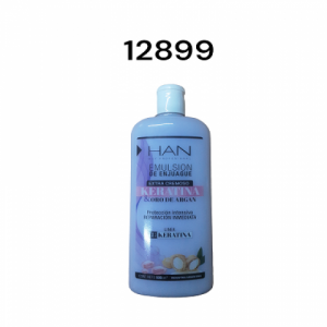 HAN CREMA DE ENJUAGUE KERATINA Y ARGAN X 500CC
