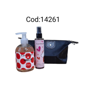 LAS OREIRO NECESER DOLCE VITA  BODY+ JABON LIQ