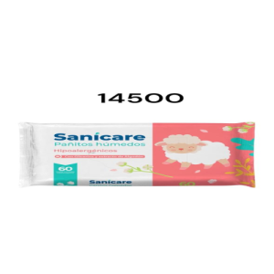 SANICARE TOA. BEBE  X60 GLICERINA Y ALGODON OVEJA